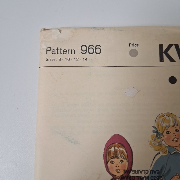 Vintage 1979 Kwik Sew 966 Girls Jogging Suit Pattern 8-14 Tracksuit Athleisure - Picture 2 of 7